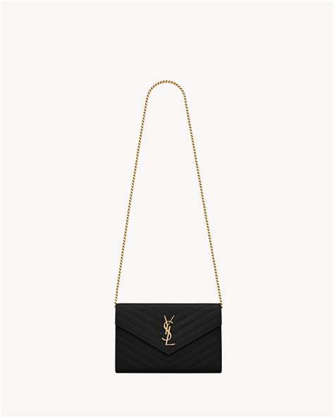 ysl woc价钱|CLASSIC CASSANDRE CHAIN WALLET IN GRAIN .